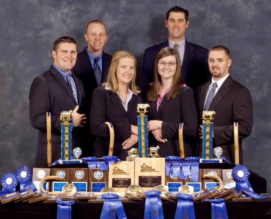 2007livestock-team.2007 Livestock Judging Team
