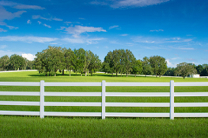 Farm with a fence