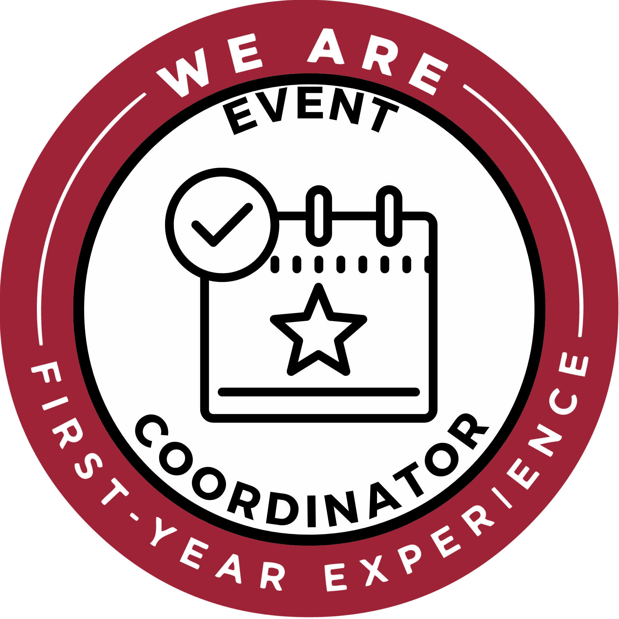 round logo that says event coordinator