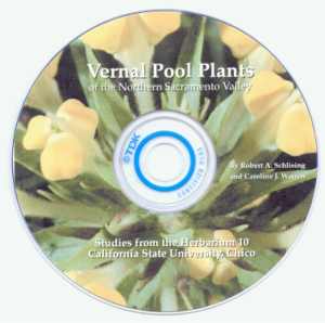 Vernal Pool Plants of the Northern Sacramento Valley CD