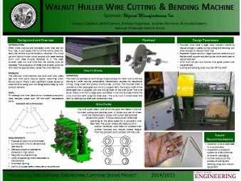 Walnut Huller Brush Cutting and Bending Machine