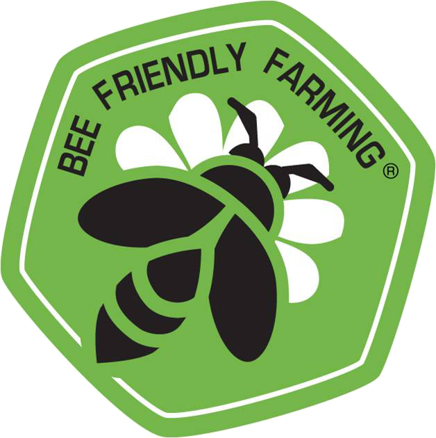 bee friendly farming logo