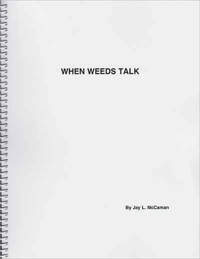 Book cover for When Weeds Talk