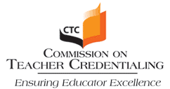 Logo for the California Commision on Teacher Credentialing