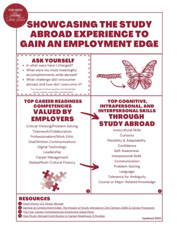 abroad to career flyer