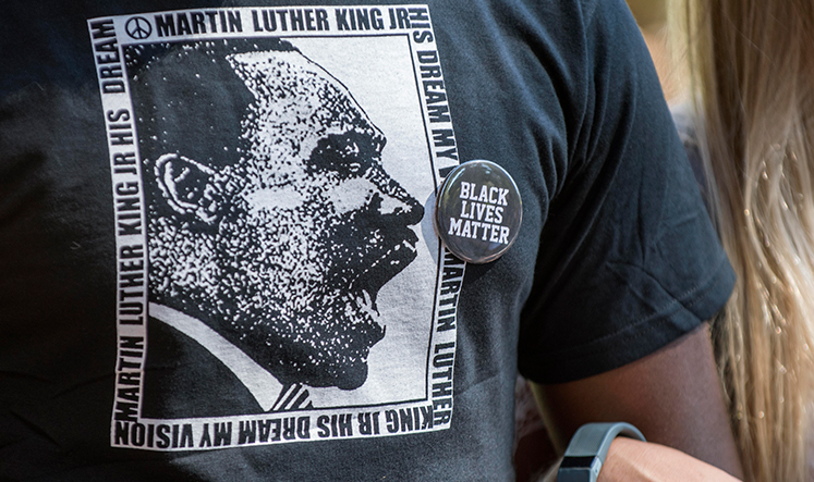 tshirt with Martin Luther King, Jr graphic