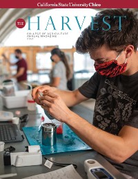 Magazine Cover featuring person working in CRARS laboratory