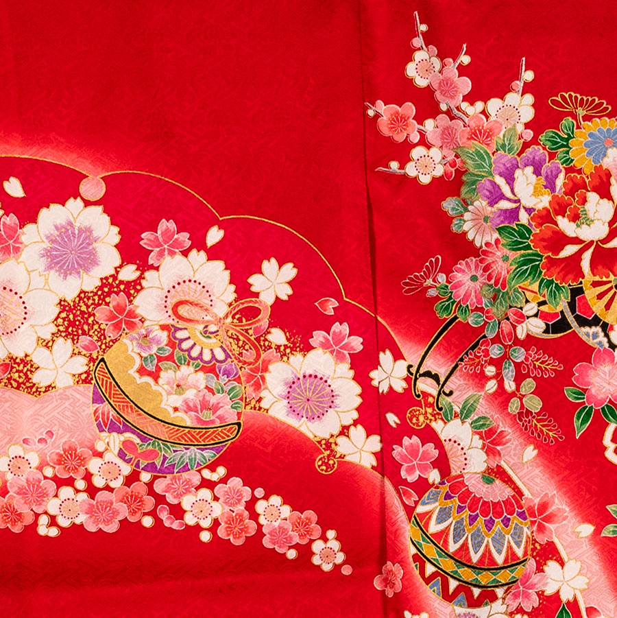 Details of a kimono