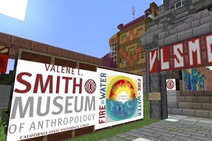 Valene L. Smith Museum of Anthropology Minecraft entrance