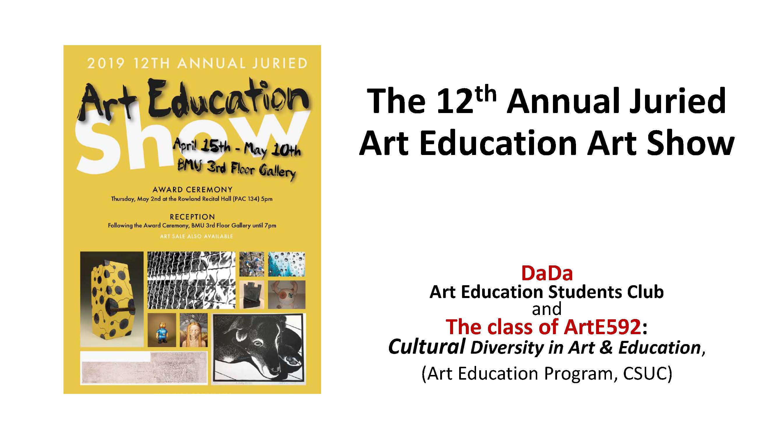12th Annual ArtED Show Awardees