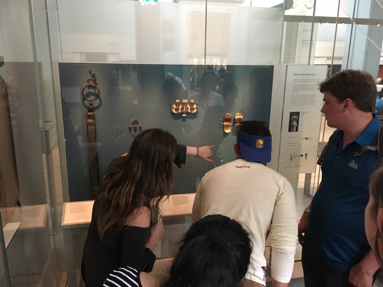 Chico State students visit the British Museum.