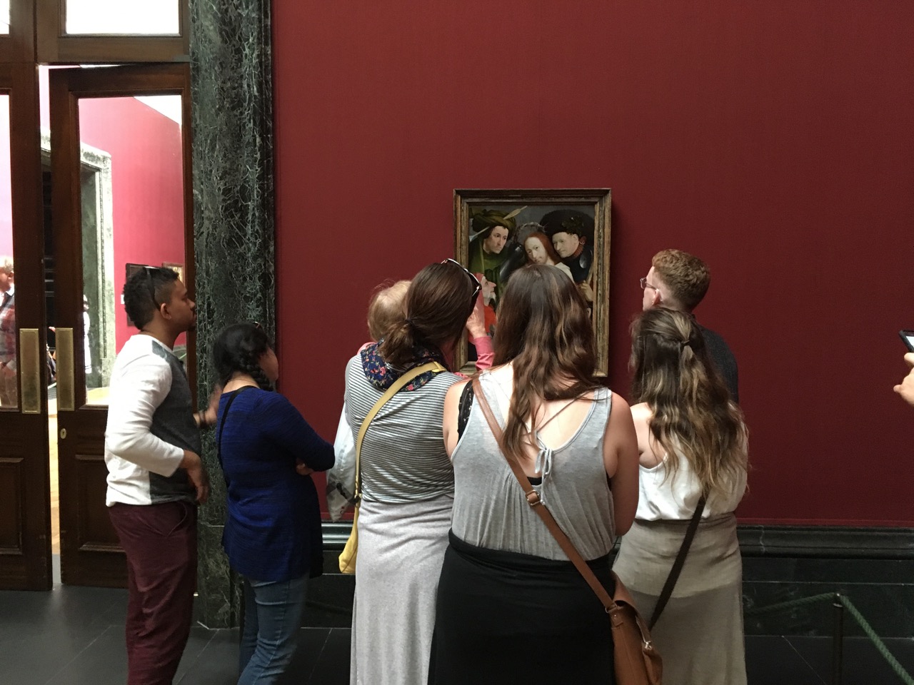 Chico State Students visit the National Gallery.