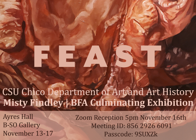 Misty Findley BFA Exhibition Show Card