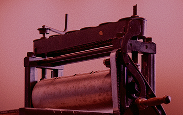 A printmaking machine