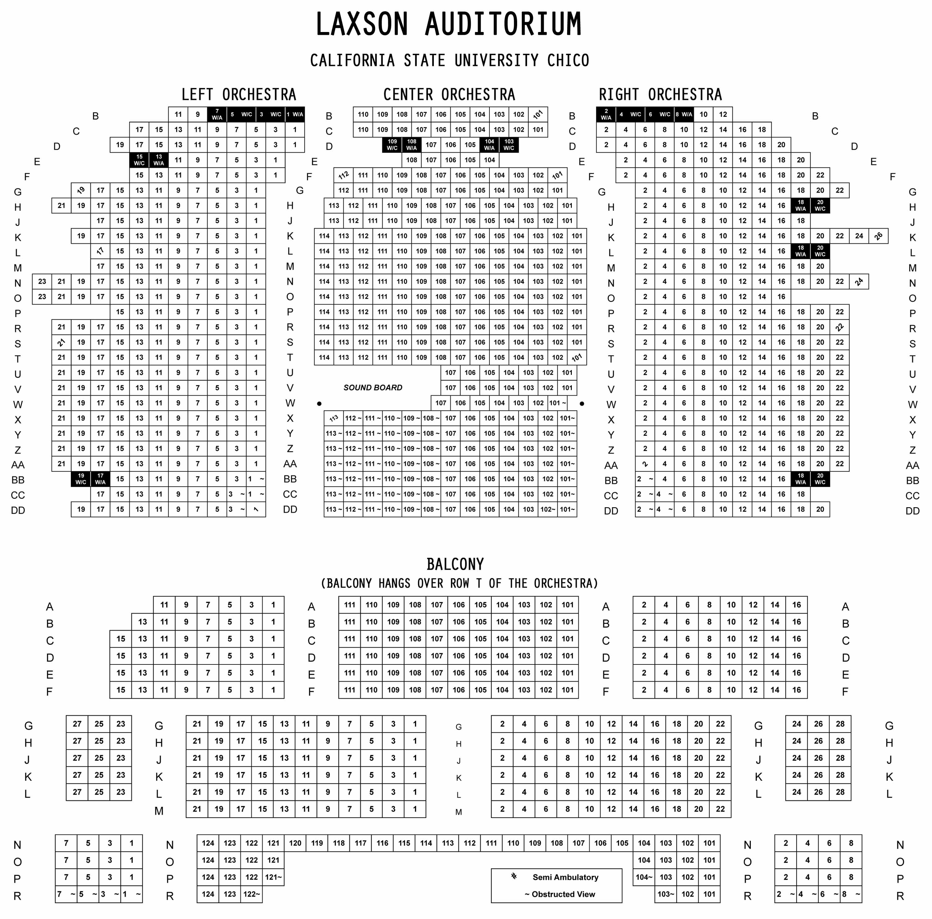 Senator Theatre Chico Seating Chart