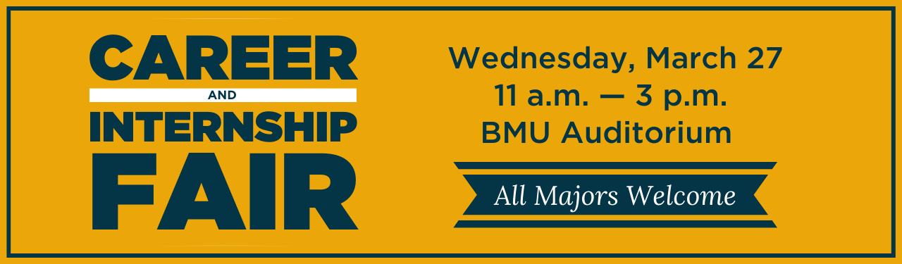 Wednesday, March 27, 11 a.m.-3 p.m., BMU Auditorium