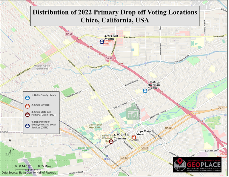 voter drop off map
