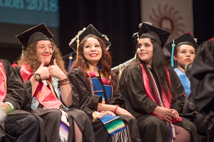 Latinas graduating