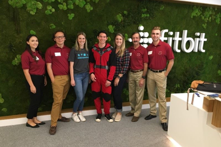 Exercise Physiology Majors Club visit Fitbit in San Francisco with Faculty Advis