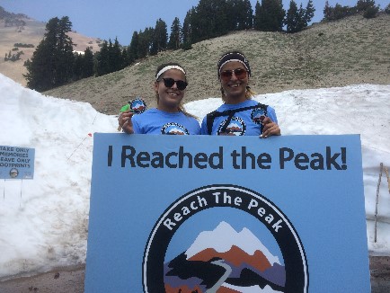 Reach the Peak Hike-a-Thon participants
