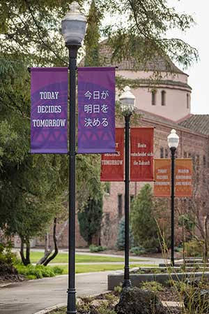 Signs on campus
