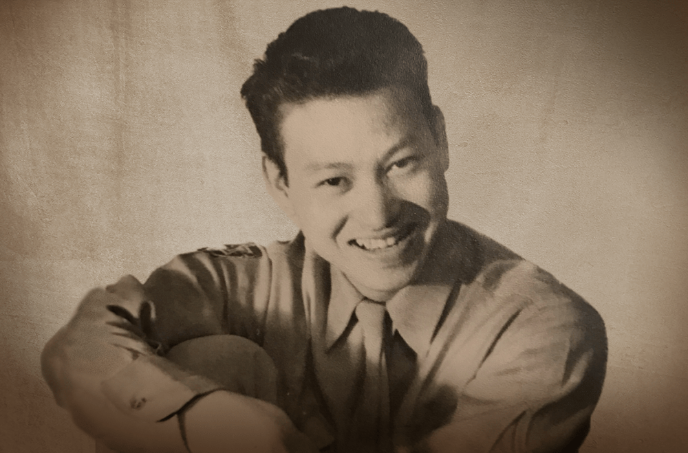 Old black and white photo of Joe Chew