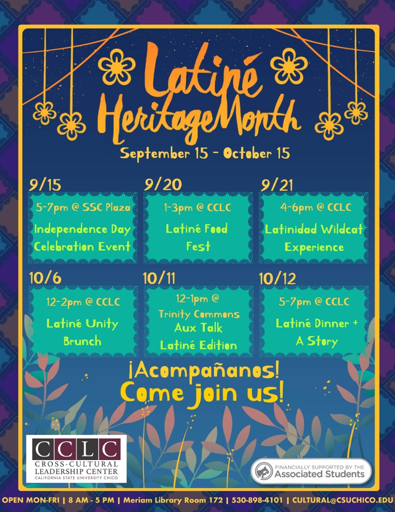 latine heritage month events 2022