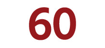 60 fulltime faculty