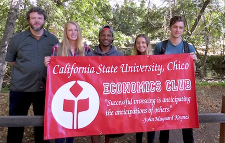 Economics club team photo