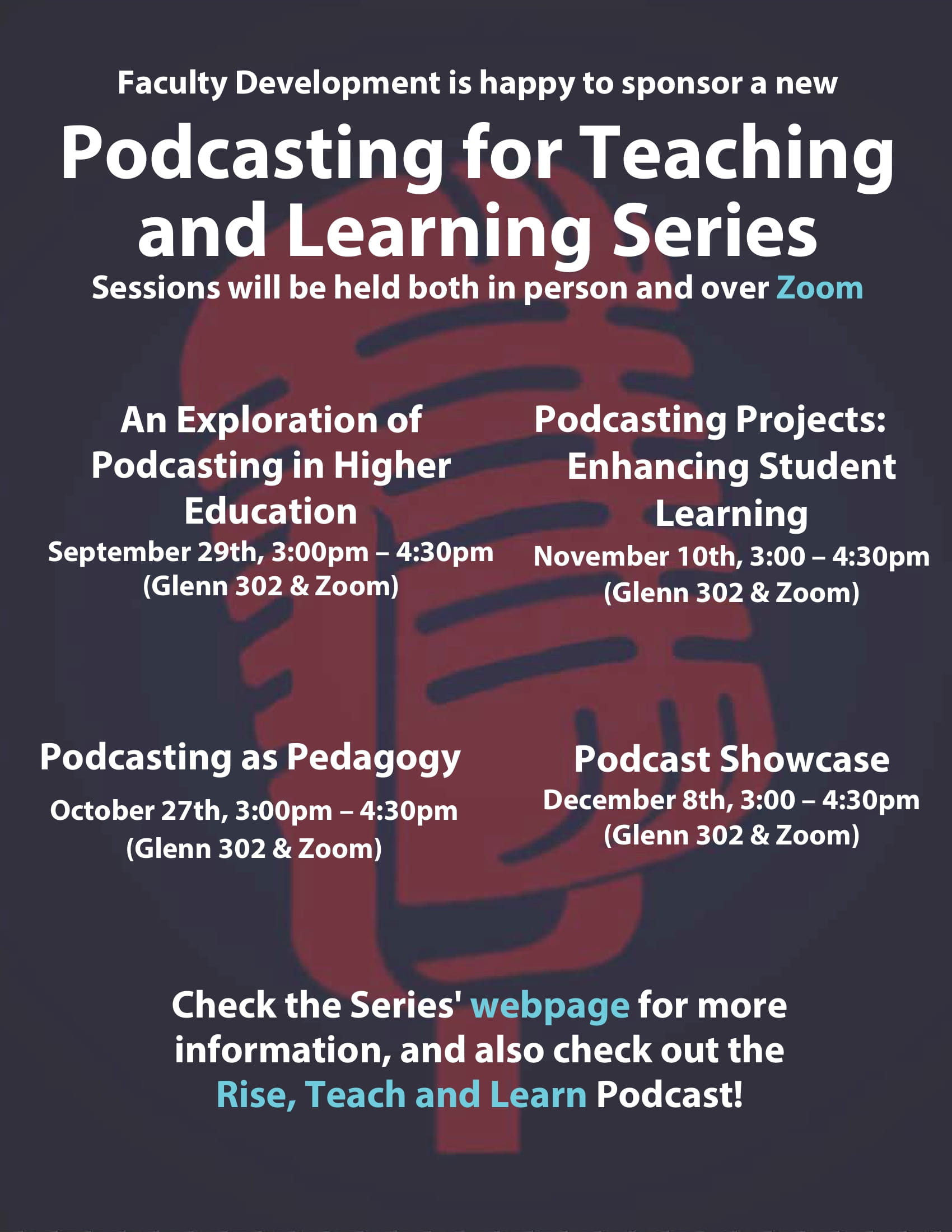 Podcasting Series Poster