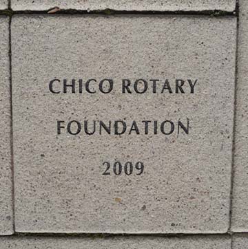 Chico Rotary Foundation paver