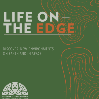 Logo for upcoming exhibit called Life on the Edge