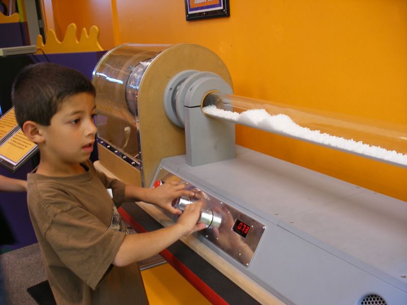 Noise! an interactive exhibit that allows children to create their own music