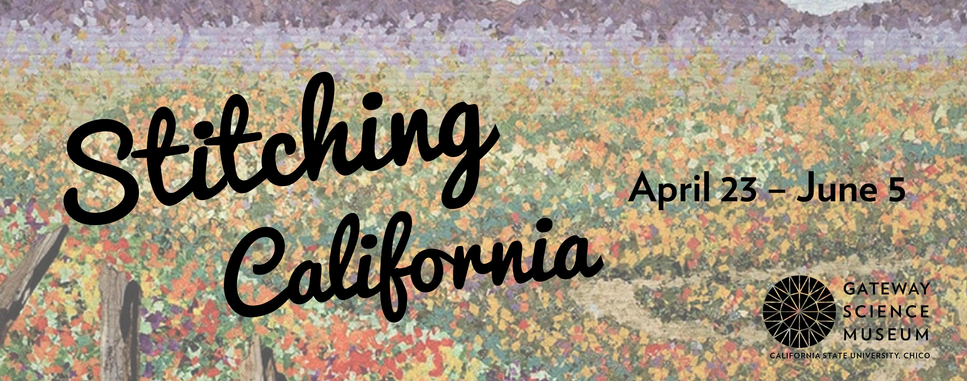 stitching california banner