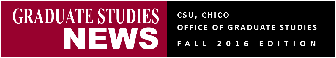 Fall 2016 Grad Studies Newsletter