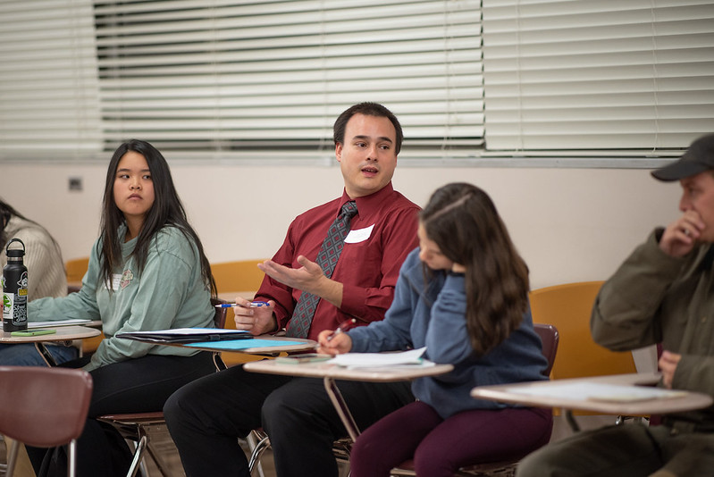 Embedded in the first-year Political Science course on American Government, the bi-annual CSU, Chico Town Hall Meeting provides students with a public arena for discussing current policy issues with other students, faculty, administrators, and community members on November