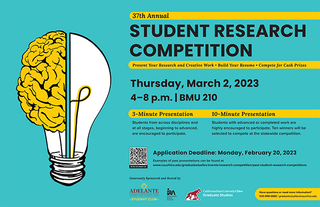 Student Research Competition promotional poster