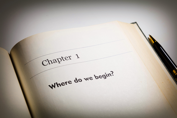 Book page: chapter 1, where do we begin?