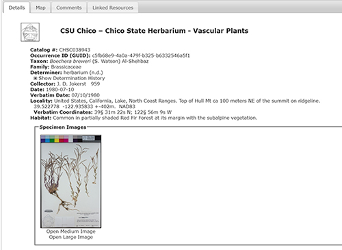 Screenshot of CCH2 Website