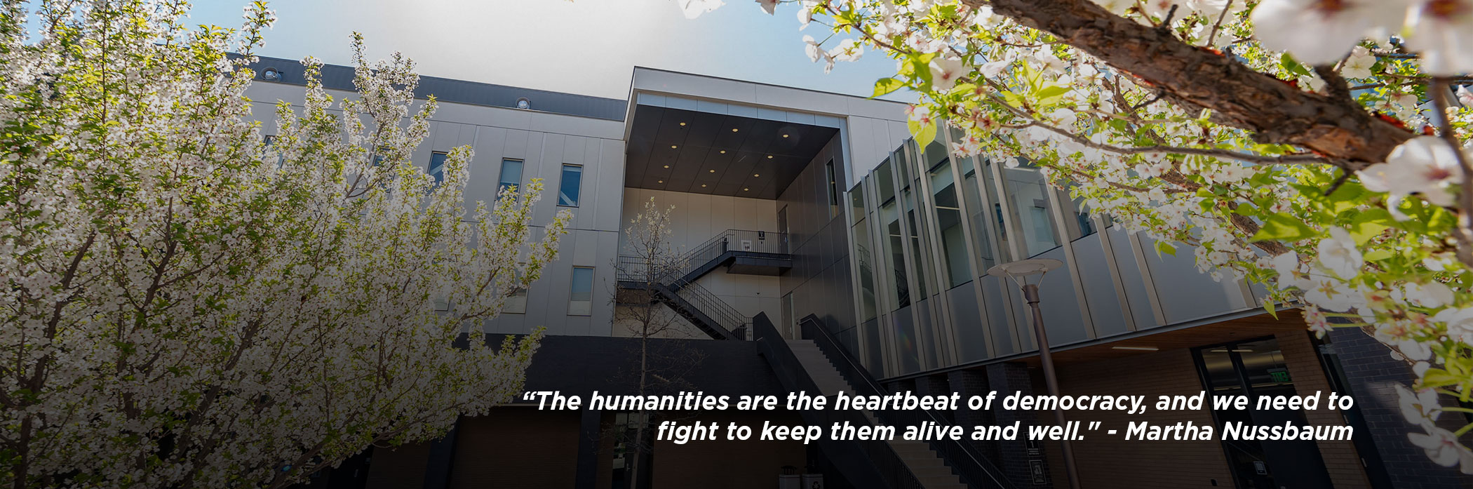 “The humanities are the heartbeat of democracy, and we need to fight to keep the