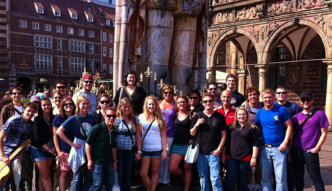 History students group in Germany