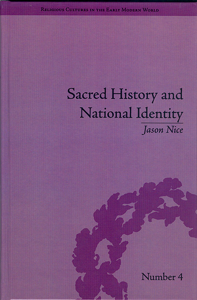Book cover, Sacred History and National Identity