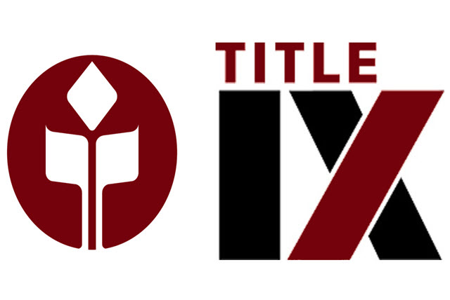 Title IX logo with CSU, Chico Flame