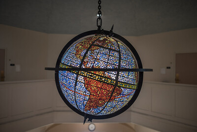 stained glass globe 