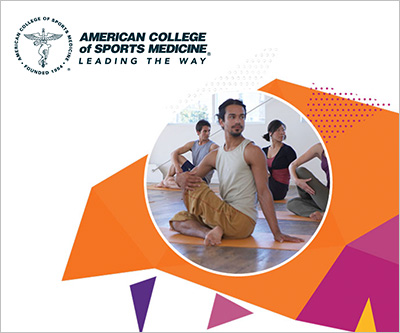 logo American College of Sports Medicine and personal exercising