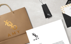 Amy XoXo brand identity