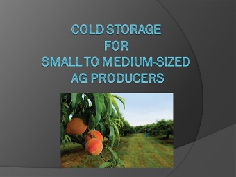 Cold Storage Solution