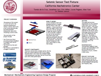 Seismic Sensor Test Fixture