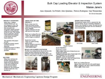 Bulk Loading Cap Elevator and Inspection System