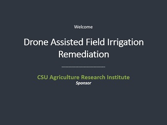 Drone Assisted Field Irrigation Remediation
